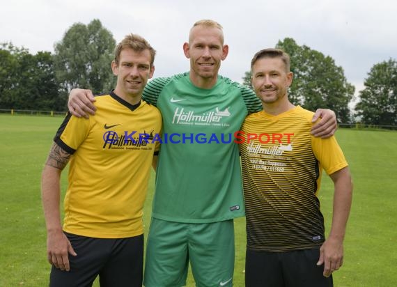 Mannschaftsfoto Saison 2019/20 Fussball Sinsheim - SV Treschklingen (© Kraichgausport / Loerz)